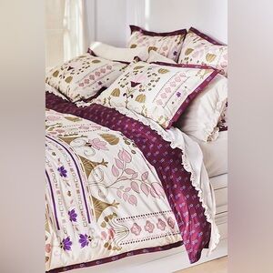 Anthropologie Queen Duvet Cover - Elodie